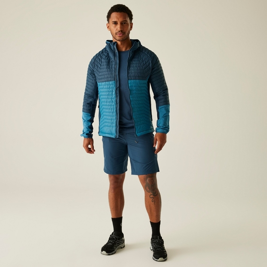 Veste hybride Descending II pour homme Bleu