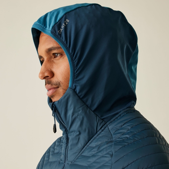 Veste hybride Descending II pour homme Bleu