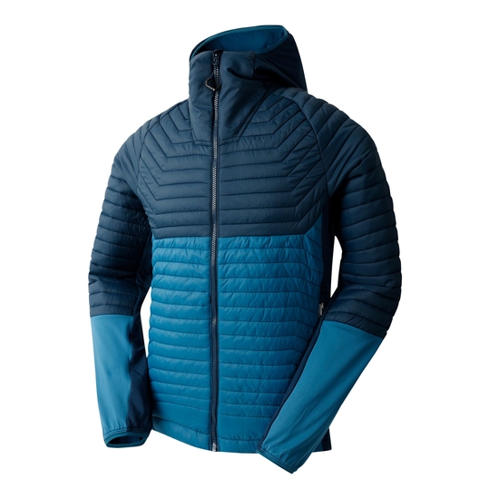 Veste hybride Descending II pour homme Bleu