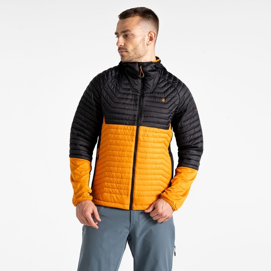 Herren Descending II Hybridjacke Schwarz