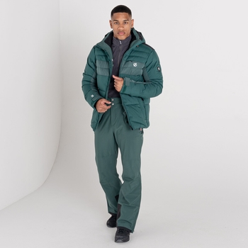 Men's Denote Recycled Ski Jacket Forest Green