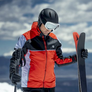 La Collection Jenson Button - Veste de ski imperméable Homme INCARNATE Orange