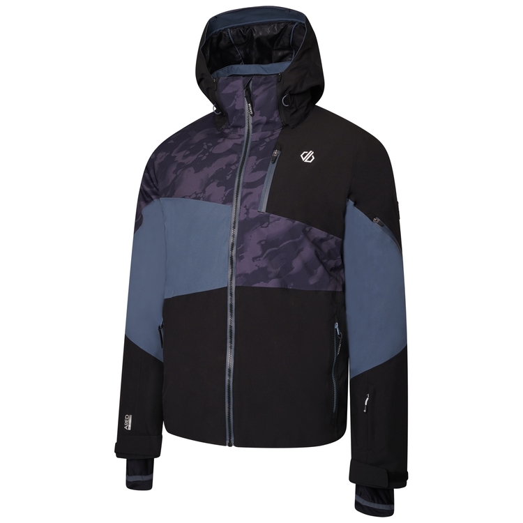 Black camo ski jacket shop