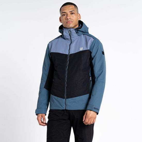 Men's Embodied Ski Jacket Black Orion Grey