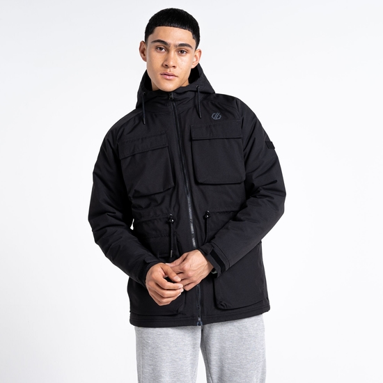 Herren Recur wasserdichte Jacke Schwarz
