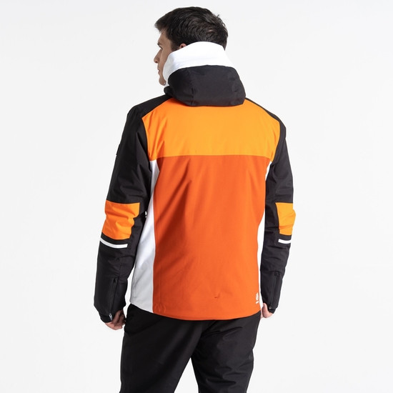 Men's Amplitude Ski Jacket Black Orange
