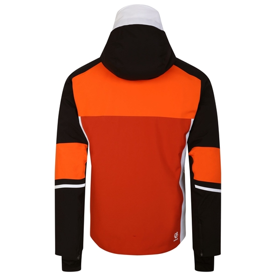 Men's Amplitude Ski Jacket Black Orange