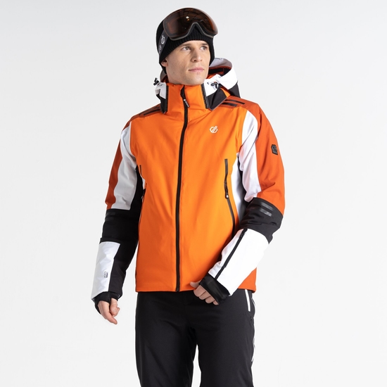 Men's Speed Ski Jacket Puffins Orange