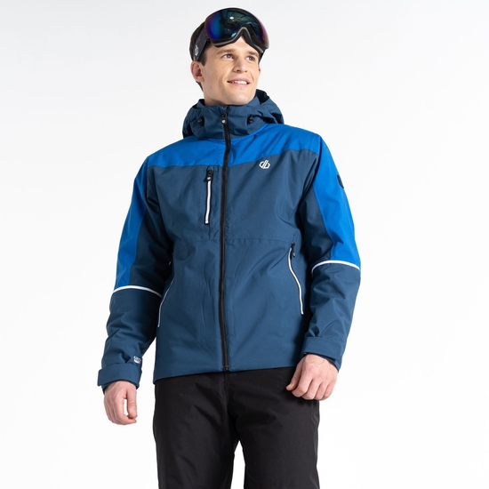 Eagle Homme Veste de ski Bleu