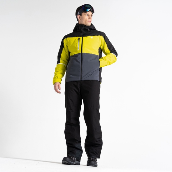 Eagle Homme Veste de ski Jaune