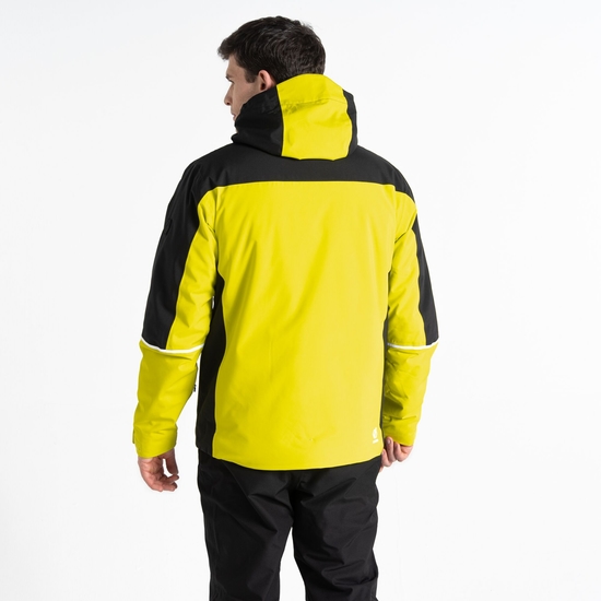 Eagle Homme Veste de ski Jaune