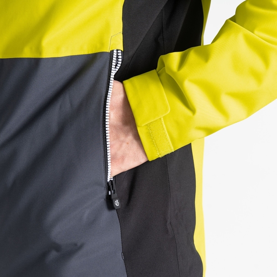 Eagle Homme Veste de ski Jaune