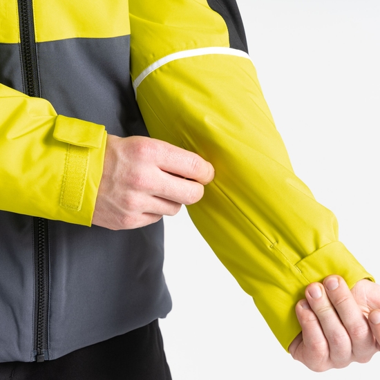 Eagle Homme Veste de ski Jaune
