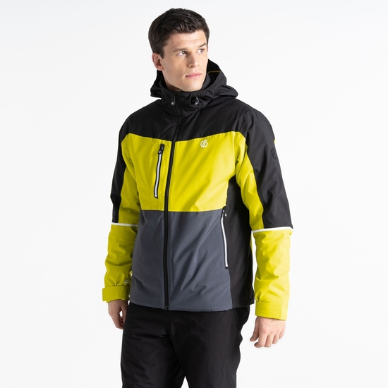 Eagle Homme Veste de ski Jaune