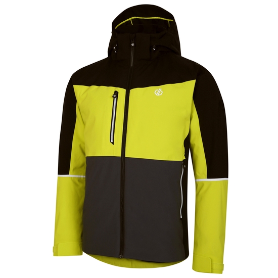 Eagle Homme Veste de ski Jaune