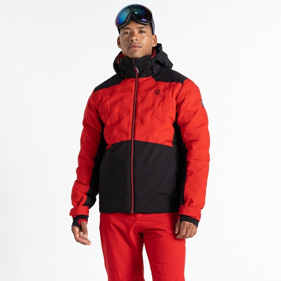 Herren Aerials Skijacke Rot