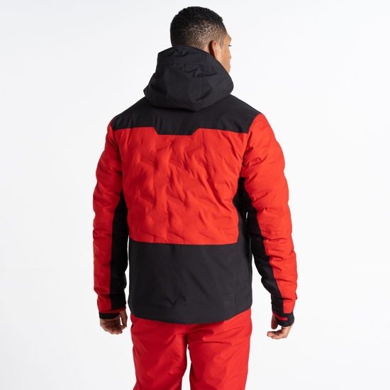 Men's Aerials Ski Jacket Danger Red Black