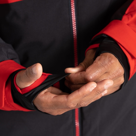 Men's Aerials Ski Jacket Danger Red Black