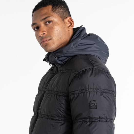 Men's Ollie Ski Jacket Ebony Grey Black 
