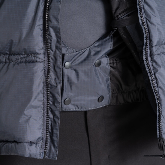 Men's Ollie Ski Jacket Ebony Grey Black 