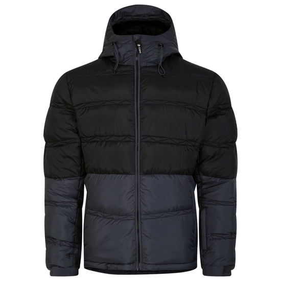 Men's Ollie Ski Jacket Ebony Grey Black 