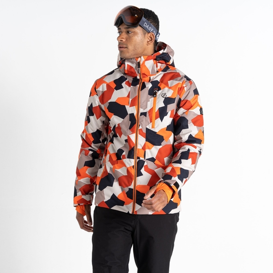 Herren Edge Skijacke Orange