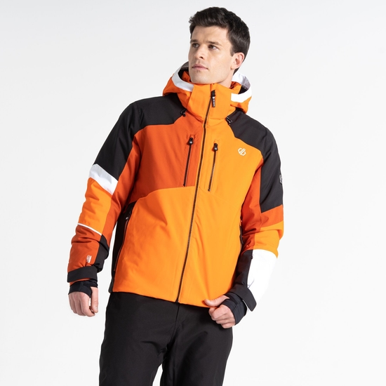 Men's Shred Ski Jacket Puffins Orange