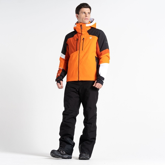 Men's Shred Ski Jacket Puffins Orange