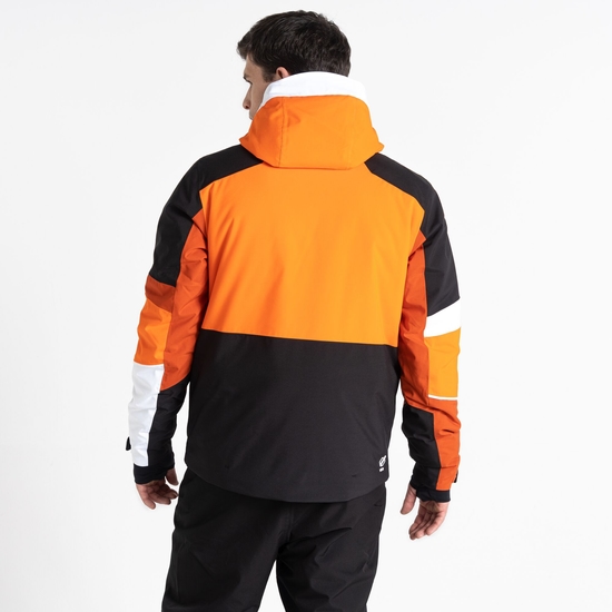 Men's Shred Ski Jacket Puffins Orange