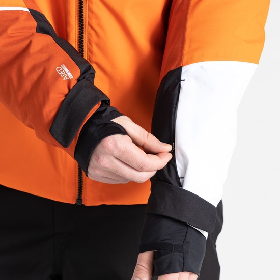 Men's Shred Ski Jacket Puffins Orange