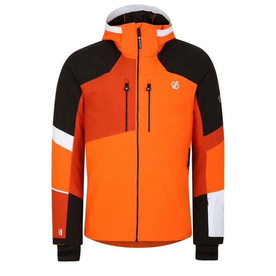 Men's Shred Ski Jacket Puffins Orange