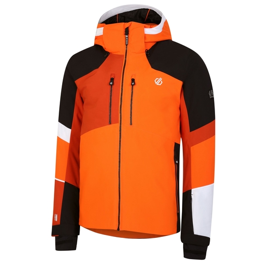 Men's Shred Ski Jacket Puffins Orange