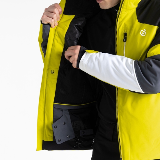 Veste de ski Shred pour homme Jaune