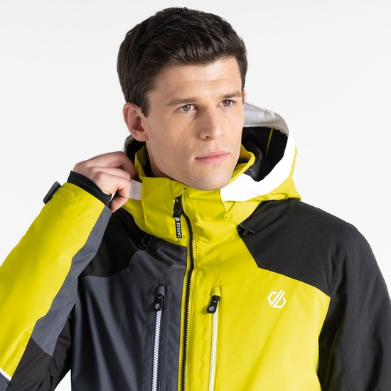 Veste de ski Shred pour homme Jaune