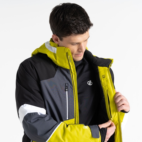 Veste de ski Shred pour homme Jaune
