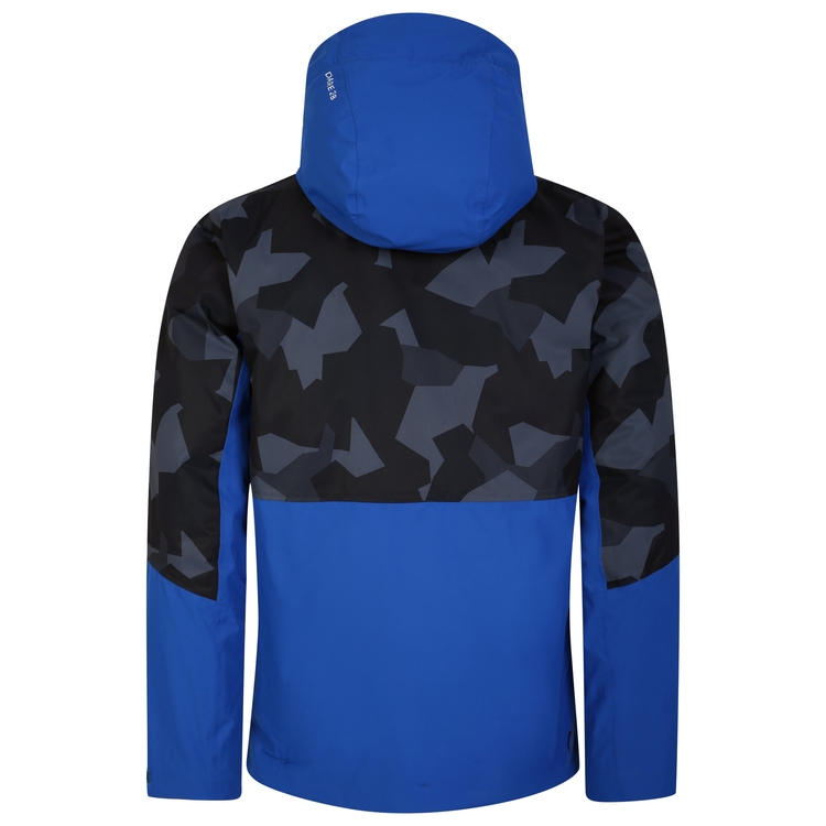 Men's Precision Ski Jacket - Blue Black Geo | Dare2B ROW