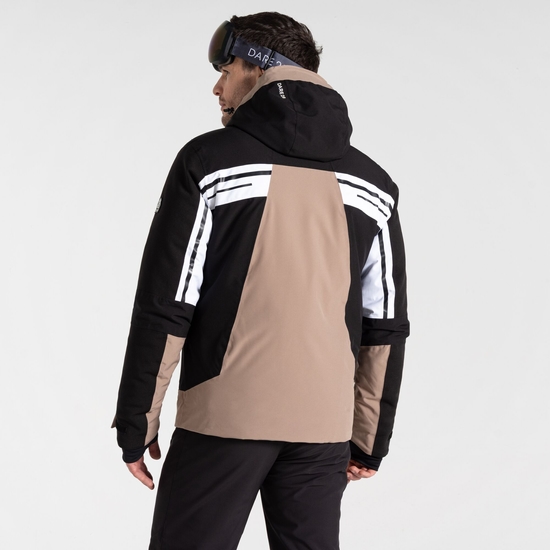 Men's Triple Ski Jacket Black White