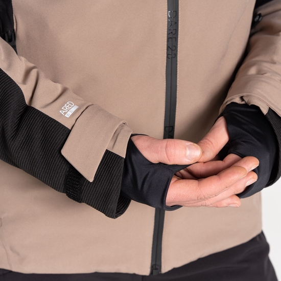 Men's Triple Ski Jacket Black White