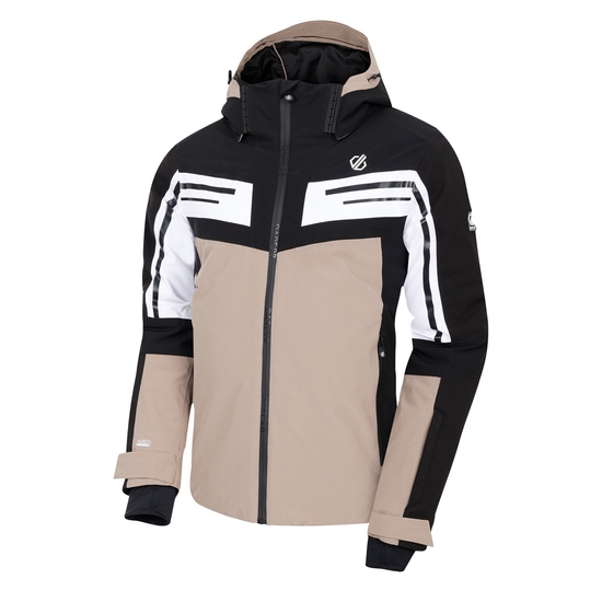 Men's Triple Ski Jacket Black White