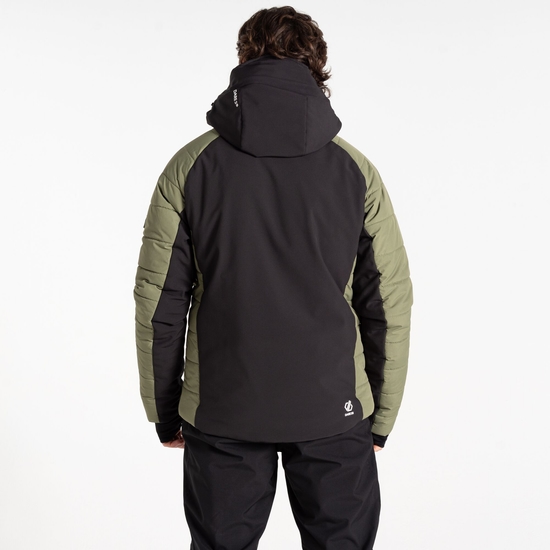 Men's Speed II Ski Jacket Olivine Green Black