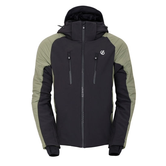 Men's Speed II Ski Jacket Olivine Green Black