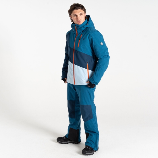 Men's Baseplate II Ski Jacket Kingfisher Blue Navy