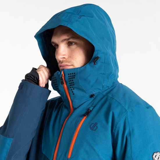 Men's Baseplate II Ski Jacket Kingfisher Blue Navy