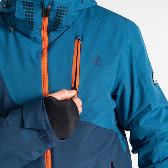 Men's Baseplate II Ski Jacket Kingfisher Blue Navy