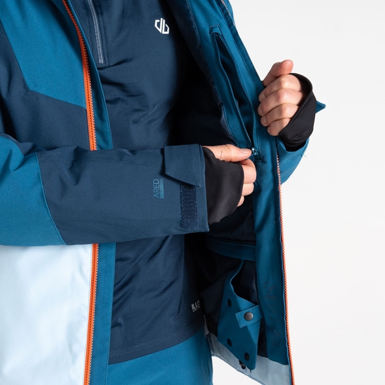 Men's Baseplate II Ski Jacket Kingfisher Blue Navy