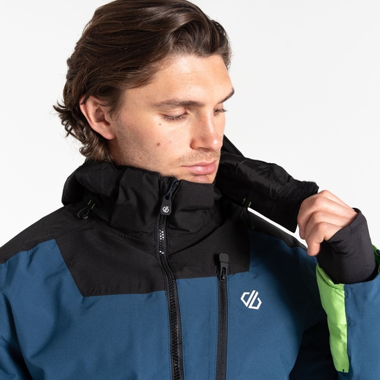 Men's Halfpipe II Ski Jacket Black Navy