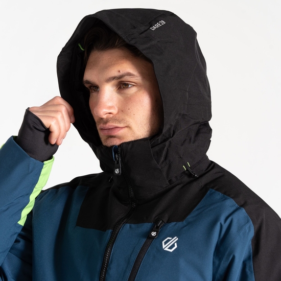 Men's Halfpipe II Ski Jacket Black Navy