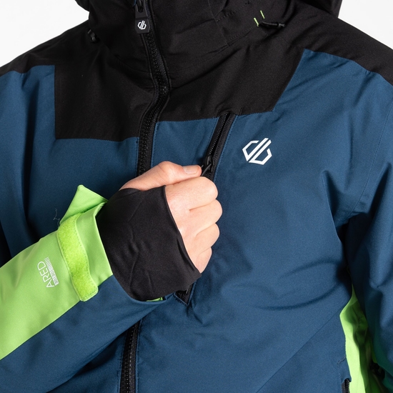 Men's Halfpipe II Ski Jacket Black Navy