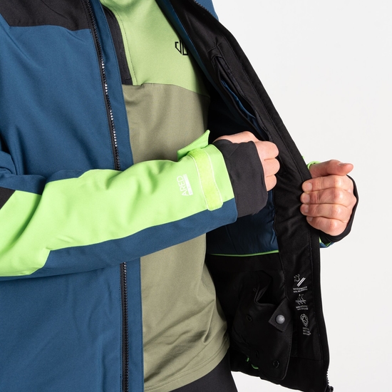 Men's Halfpipe II Ski Jacket Black Navy