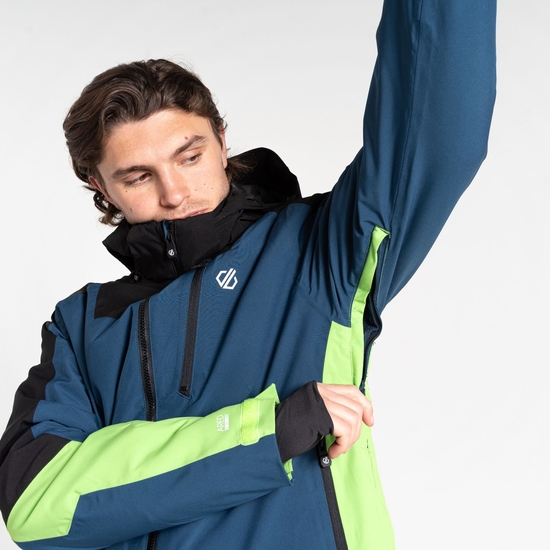 Men's Halfpipe II Ski Jacket Black Navy